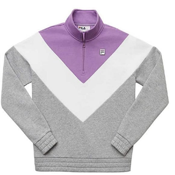 NWT Fila Women's 1/4 Zip Pullover Sweatshirt M - Picture 4 of 5